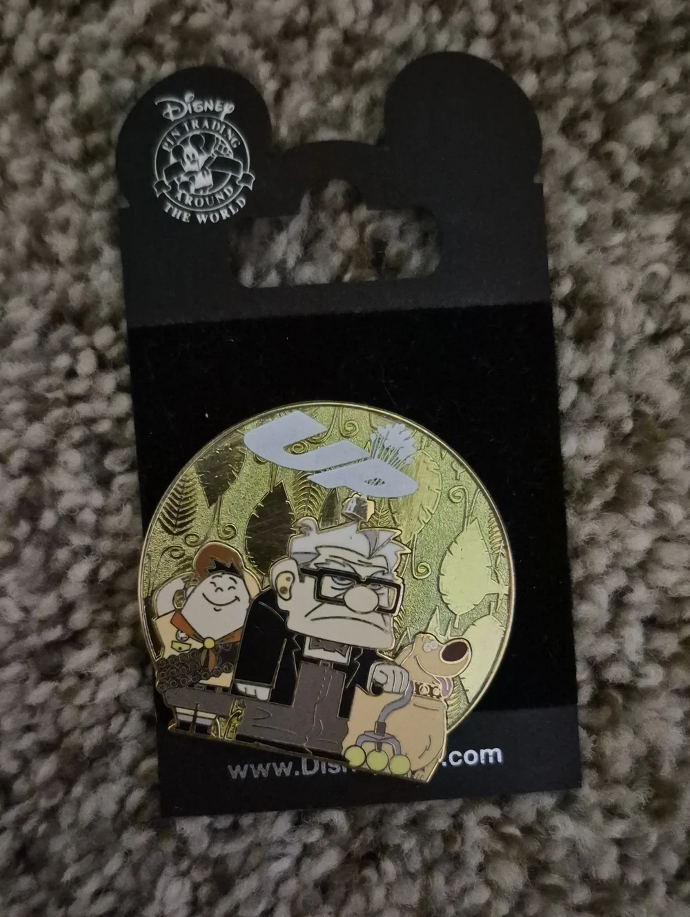 Disney Pixar Up Pin - Carl, Russell & Dug